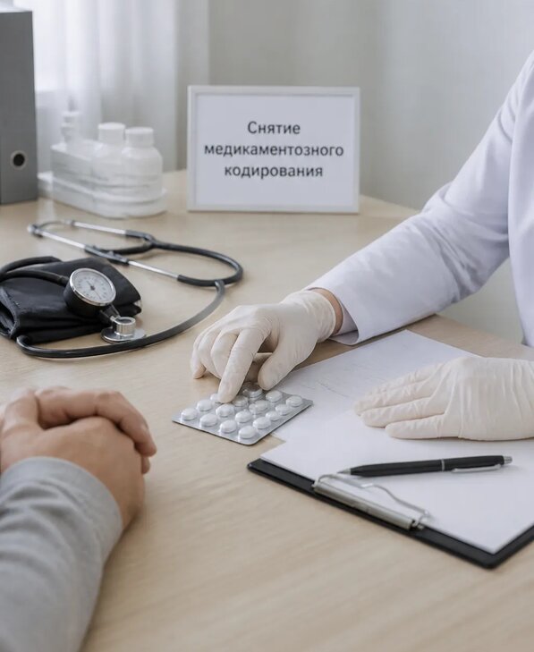 Снятие медикаментозного кодирования в Лиски от 5471 р. | Медзона